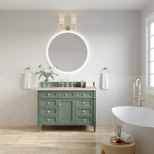 Load image into Gallery viewer, Brittany 48&quot; Single Vanity, Smokey Celadon w/ 3CM Eternal Marfil Top James Martin Vanities