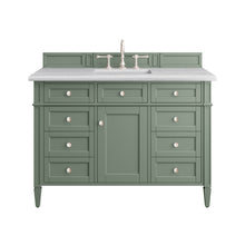 Load image into Gallery viewer, Brittany 48&quot; Single Vanity, Smokey Celadon w/ 3CM Arctic Fall Top James Martin Vanities