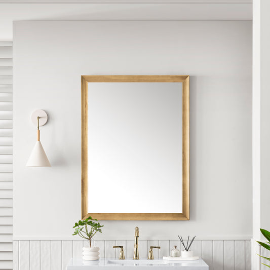 Glenbrooke 30" Mirror, Light Natural Oak James Martin Vanities