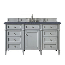 Load image into Gallery viewer, Brittany 60&quot; Urban Gray Single Vanity w/ 3 CM Charcoal Soapstone Quartz Top James Martin Vanities