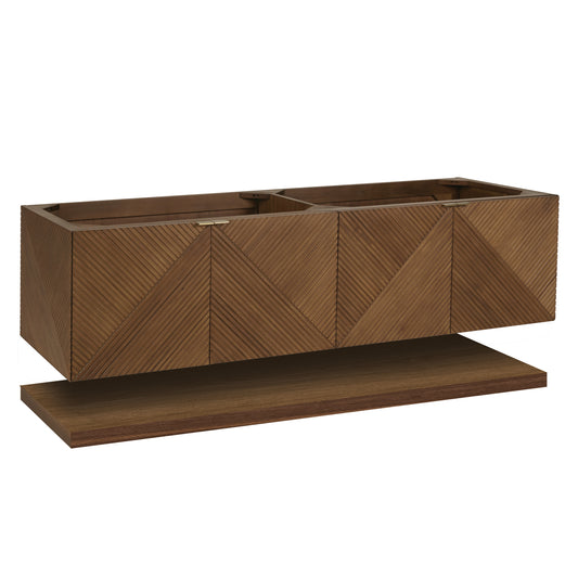 Marcello 72" Double Vanity, Chestnut James Martin Vanities