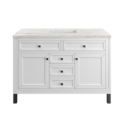 Part: Chicago Knobs and Legs Set for V48" in Matte Black James Martin Vanities