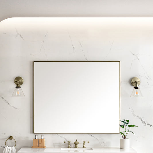 Rohe 48" Mirror, Champagne Brass James Martin Vanities