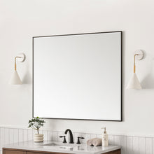 Load image into Gallery viewer, Rohe 48&quot; Mirror, Matte Black James Martin Vanities