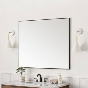 Rohe 48" Mirror, Matte Black James Martin Vanities