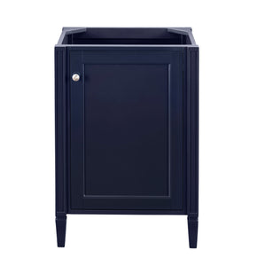 Britannia 24" Single Vanity Cabinet, Navy Blue James Martin Vanities