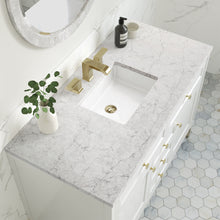 Load image into Gallery viewer, Chicago 48&quot; Single Vanity, Glossy White w/ 3CM Eternal Jasmine Pearl Top James Martin Vanities