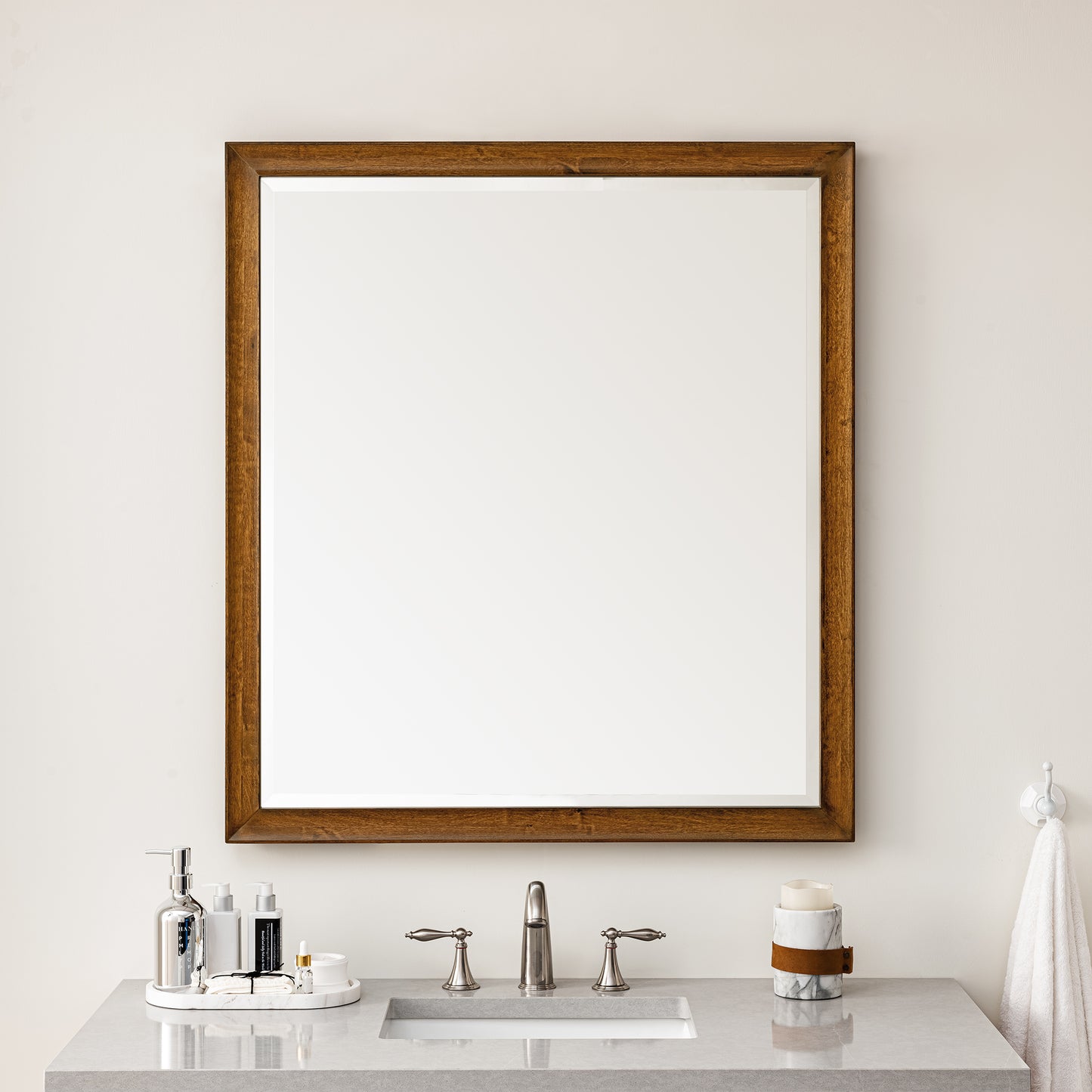 Glenbrooke 36" Mirror, Country Oak James Martin Vanities