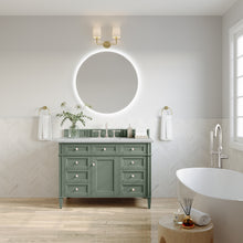 Load image into Gallery viewer, Brittany 48&quot; Single Vanity, Smokey Celadon w/ 3CM Ethereal Noctis Top James Martin Vanities