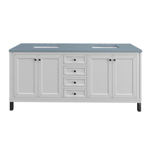 Part: Chicago Knobs and Legs Set for V72" in Matte Black James Martin Vanities