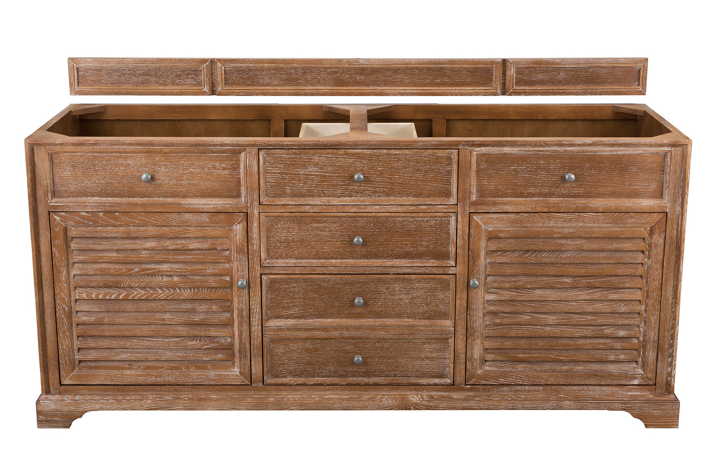 Savannah 72" Double Vanity Cabinet, Driftwood James Martin Vanities