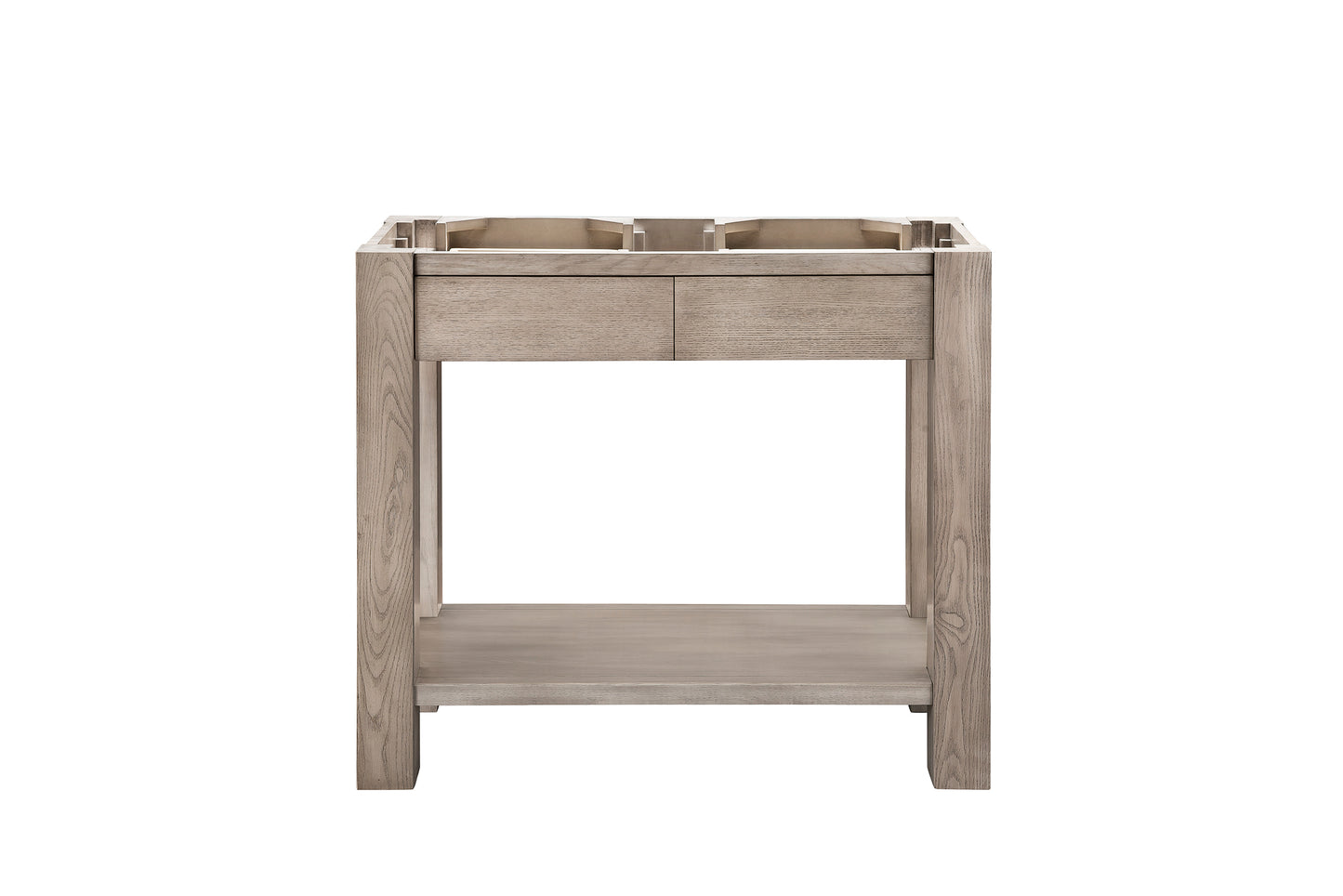 Brooklyn 39.5" Wooden Sink Console, Platinum Ash James Martin Vanities