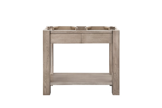 Brooklyn 39.5" Wooden Sink Console, Platinum Ash James Martin Vanities