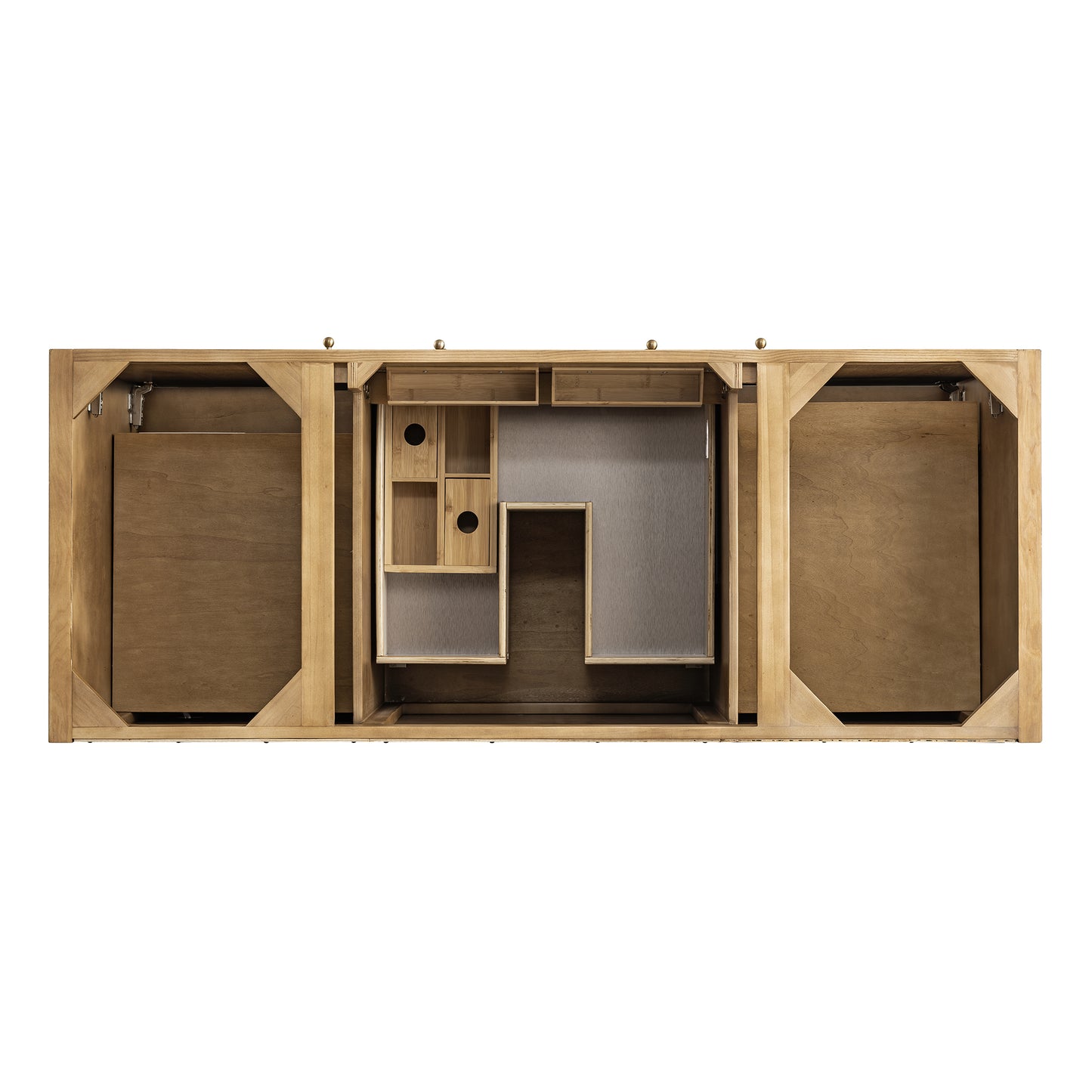 Hudson 60" Single Vanity, Light Natural Oak James Martin Vanities