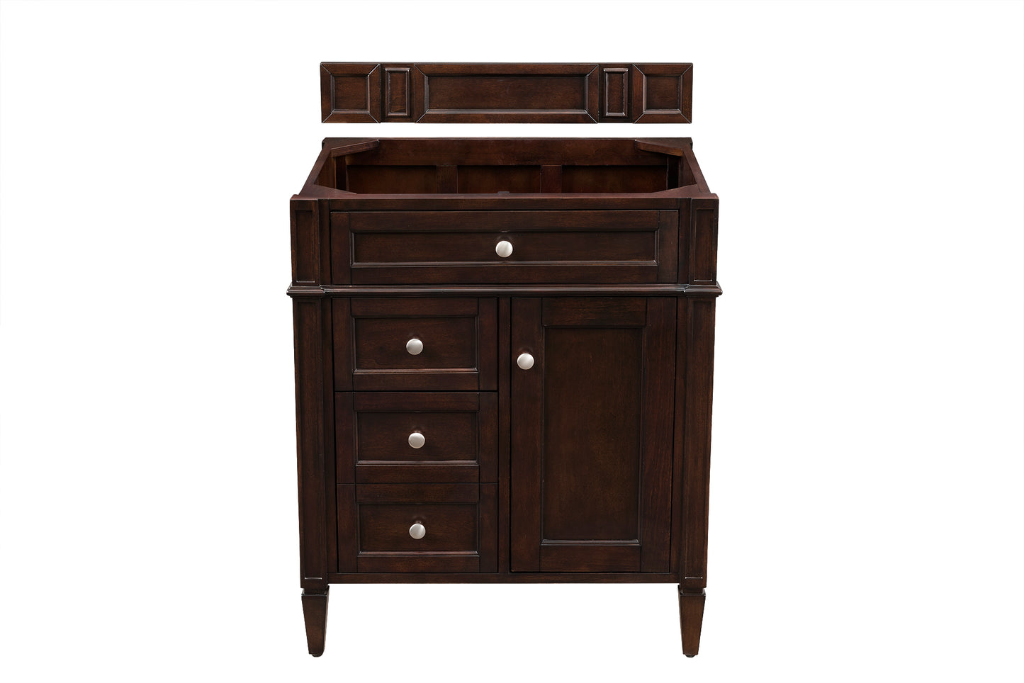 Brittany 30" Single Vanity, Burnished Mahogany James Martin Vanities