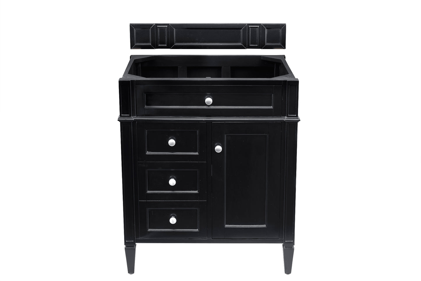 Brittany 30" Single Vanity, Black Onyx James Martin Vanities