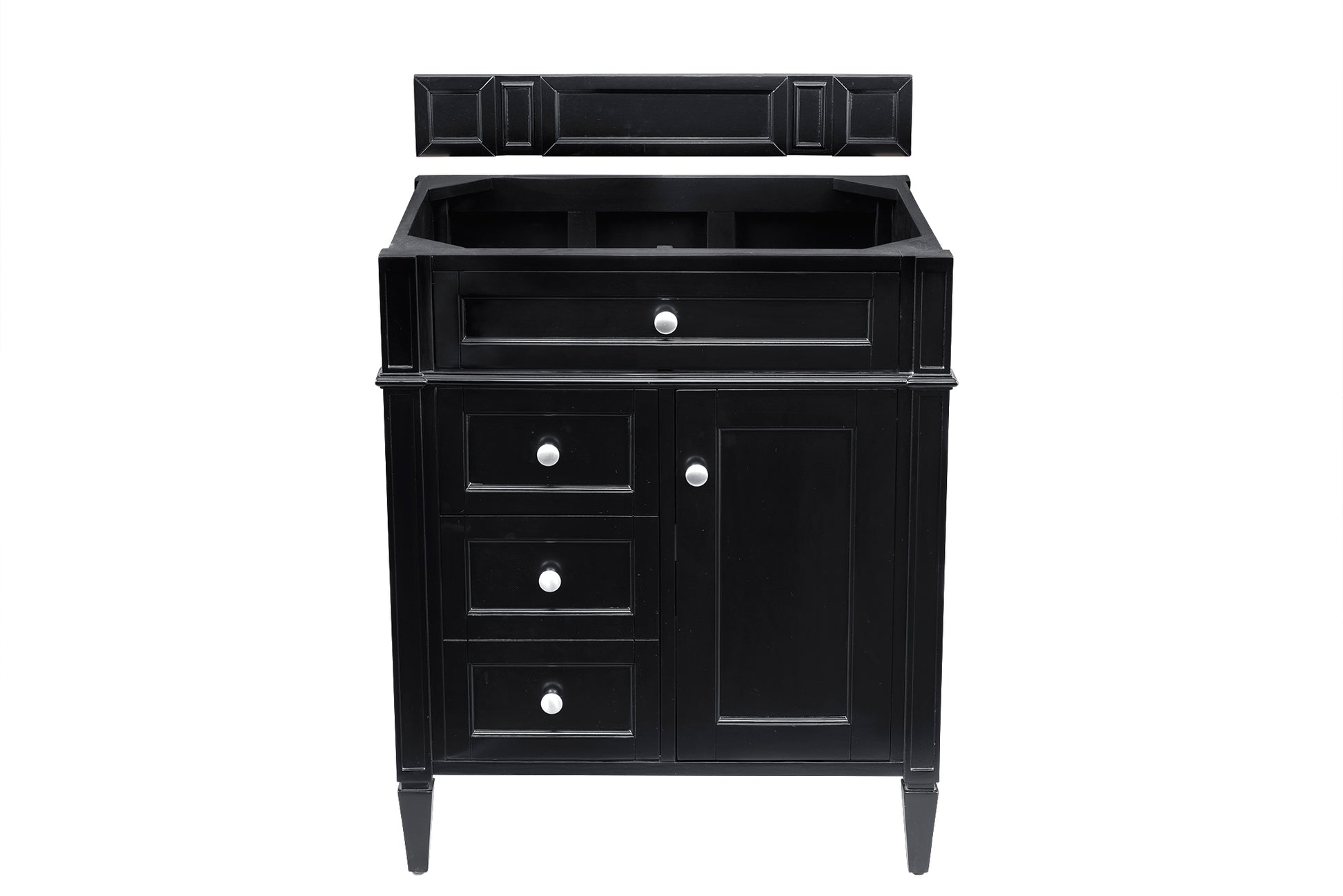Brittany 30" Single Vanity, Black Onyx James Martin Vanities