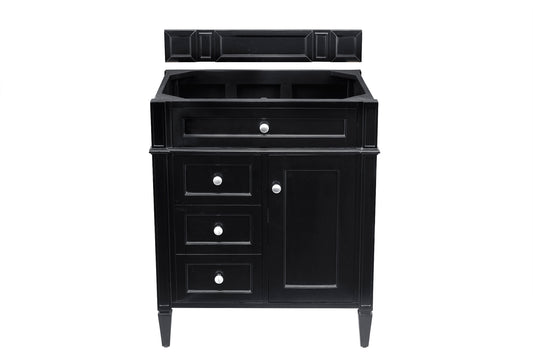 Brittany 30" Single Vanity, Black Onyx James Martin Vanities
