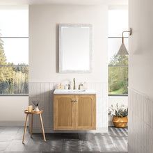 Load image into Gallery viewer, Laurent 30&quot; Single Vanity, Light Natural Oak w/ 3CM Arctic Fall Top James Martin Vanities