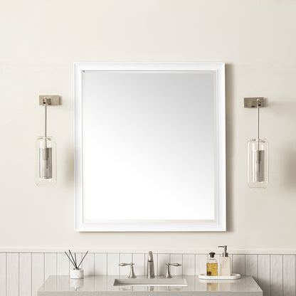 Glenbrooke 36" Mirror, Bright White James Martin Vanities