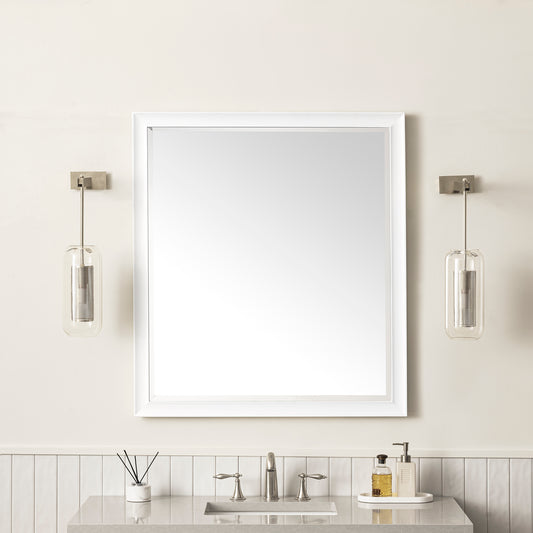 Glenbrooke 36" Mirror, Bright White James Martin Vanities