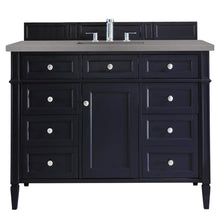 Load image into Gallery viewer, Brittany 48&quot; Victory Blue Single Vanity w/ 3 CM Grey Expo Quartz Top James Martin Vanities