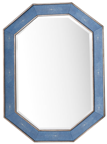 Tangent 30" Mirror, Silver w/ Delft Blue James Martin Vanities