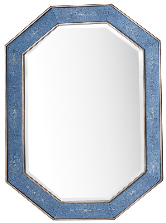 Tangent 30" Mirror, Silver w/ Delft Blue James Martin Vanities