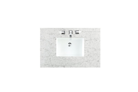 Bathroom Vanities Outlet Atlanta Renovate for Less36" Single Top, 3 CM Eternal Jasmine Pearl Quartz w/ Sink