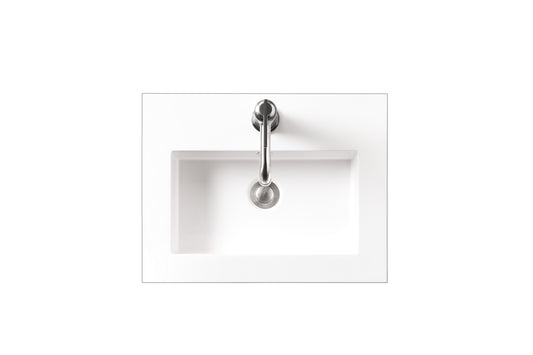 Bathroom Vanities Outlet Atlanta Renovate for LessComposite Countertop 20"W  x 15.4" D  Sink , White Glossy