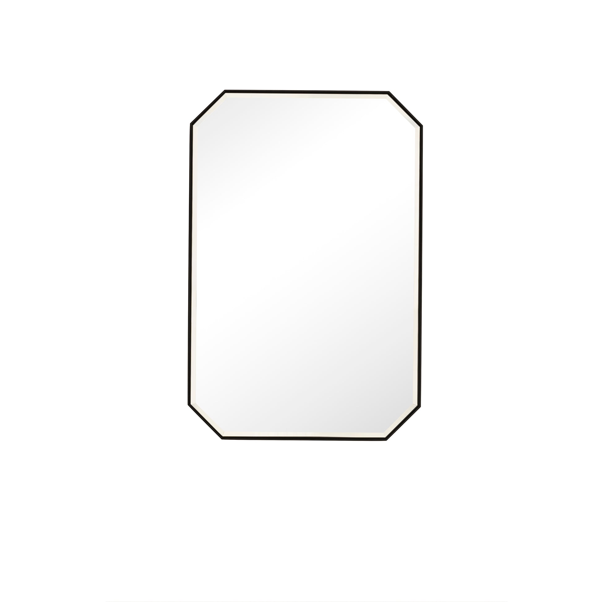 Rohe 24" Mirror, Matte Black James Martin Vanities