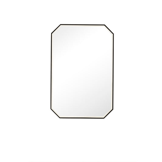 Rohe 24" Mirror, Matte Black James Martin Vanities