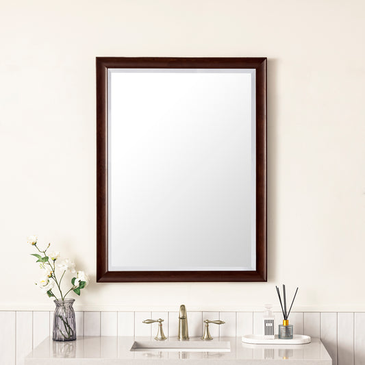 Glenbrooke 30" Mirror, Burnished Mahogany James Martin Vanities