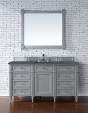 Load image into Gallery viewer, Brittany 60&quot; Urban Gray Single Vanity w/ 3 CM Charcoal Soapstone Quartz Top James Martin Vanities