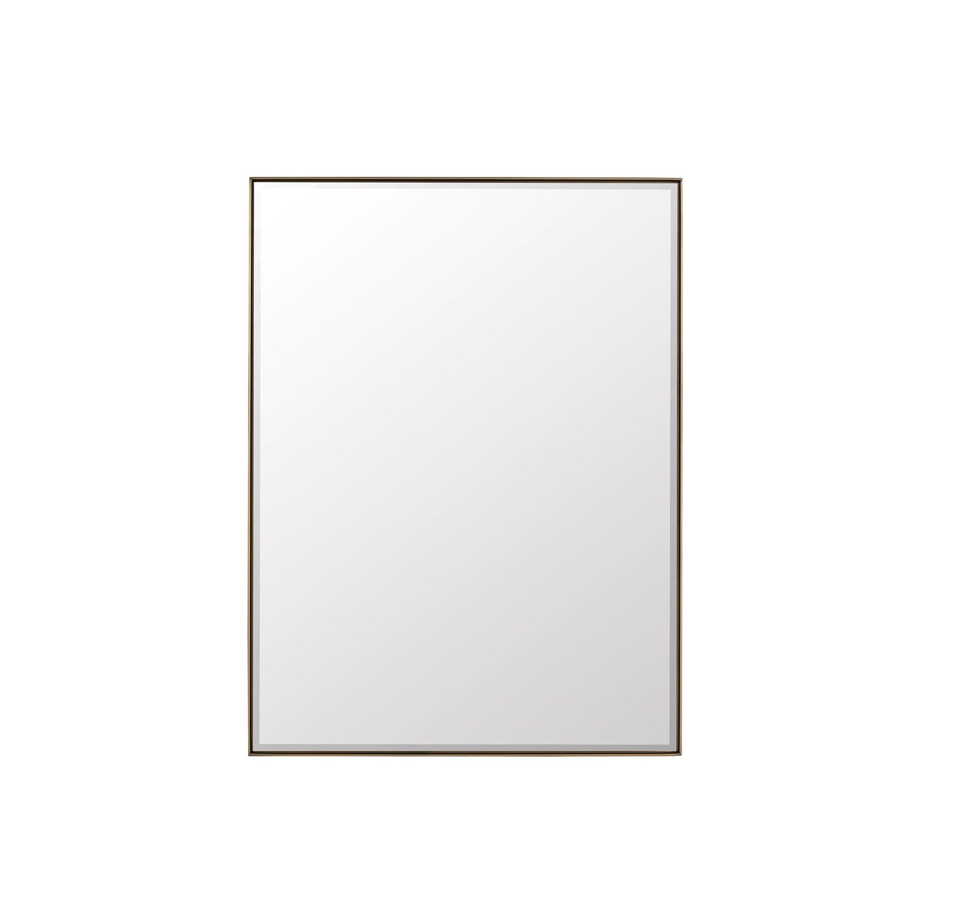 Rohe 30" Mirror, Champagne Brass James Martin Vanities