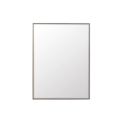 Rohe 30" Mirror, Champagne Brass James Martin Vanities