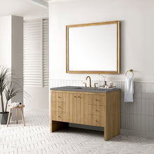 Load image into Gallery viewer, Hudson 48&quot; Single Vanity, Light Natural Oak w/ 3CM Grey Expo Top James Martin Vanities