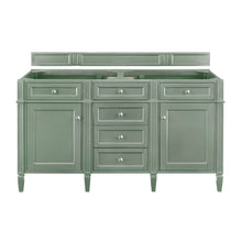 Load image into Gallery viewer, Brittany 60&quot; Double Vanity, Smokey Celadon James Martin Vanities