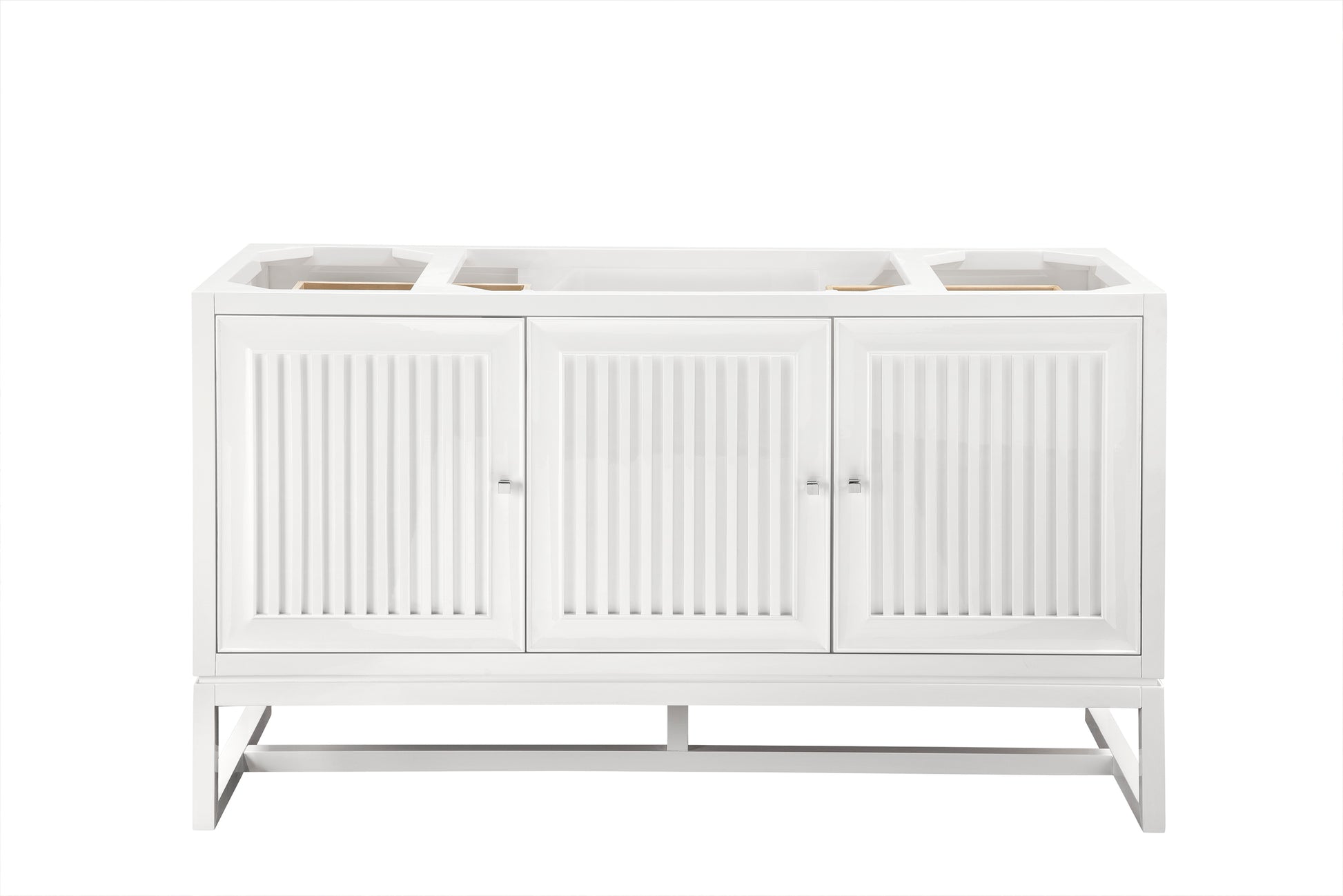 Athens 60" Single Vanity Cabinet , Glossy White James Martin Vanities