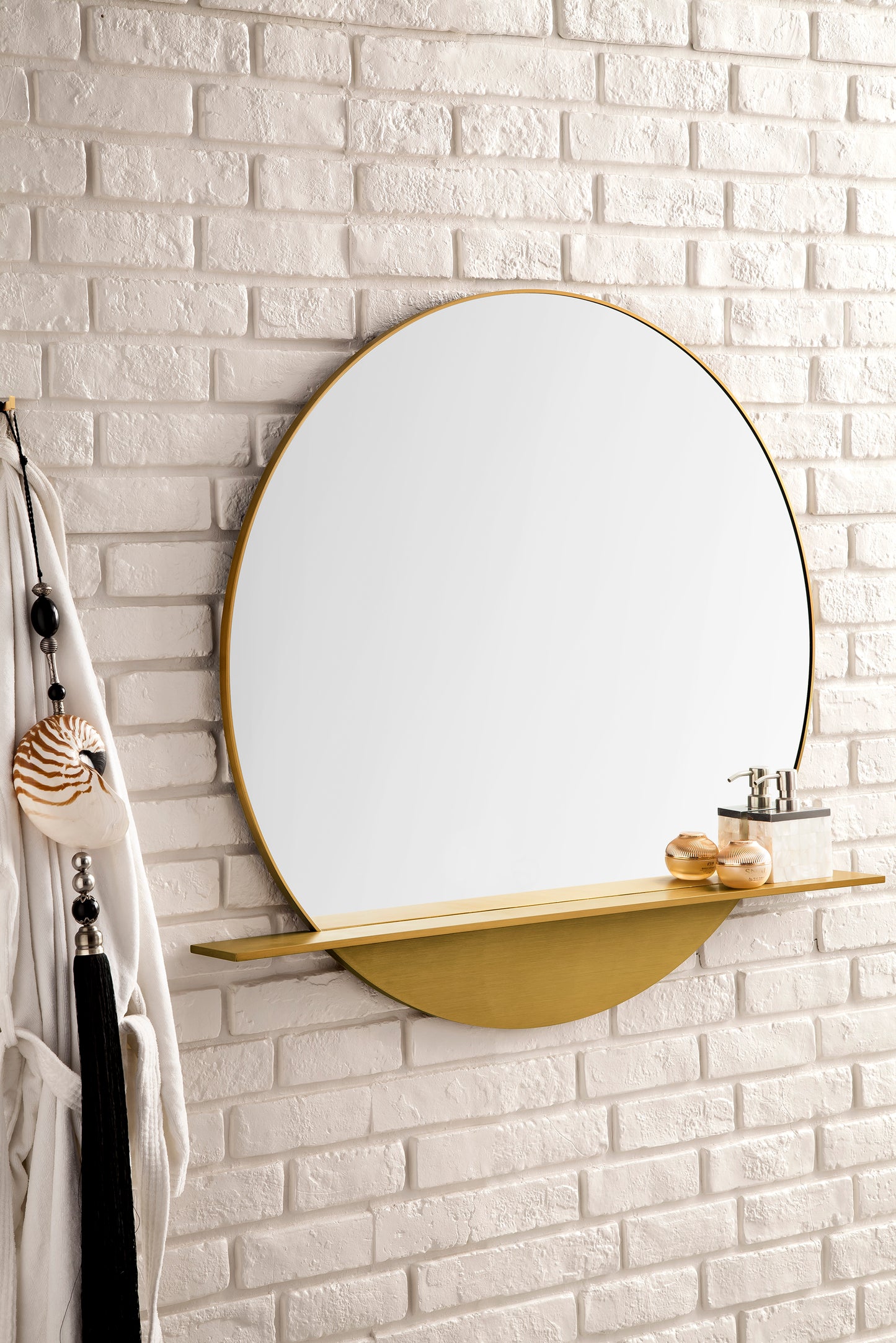 Platform 36" Mirror, Radiant Gold James Martin Vanities