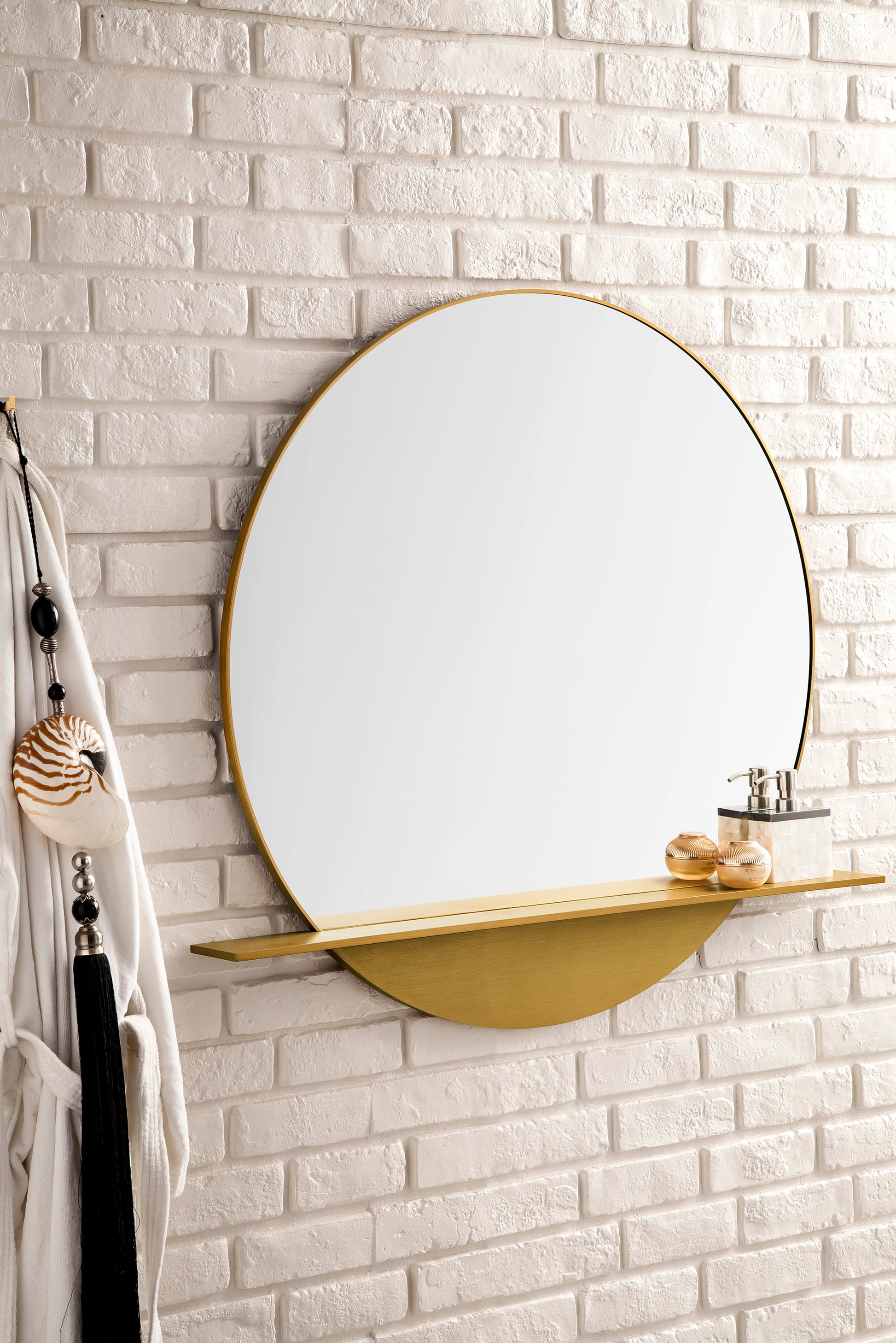 Platform 36" Mirror, Radiant Gold James Martin Vanities