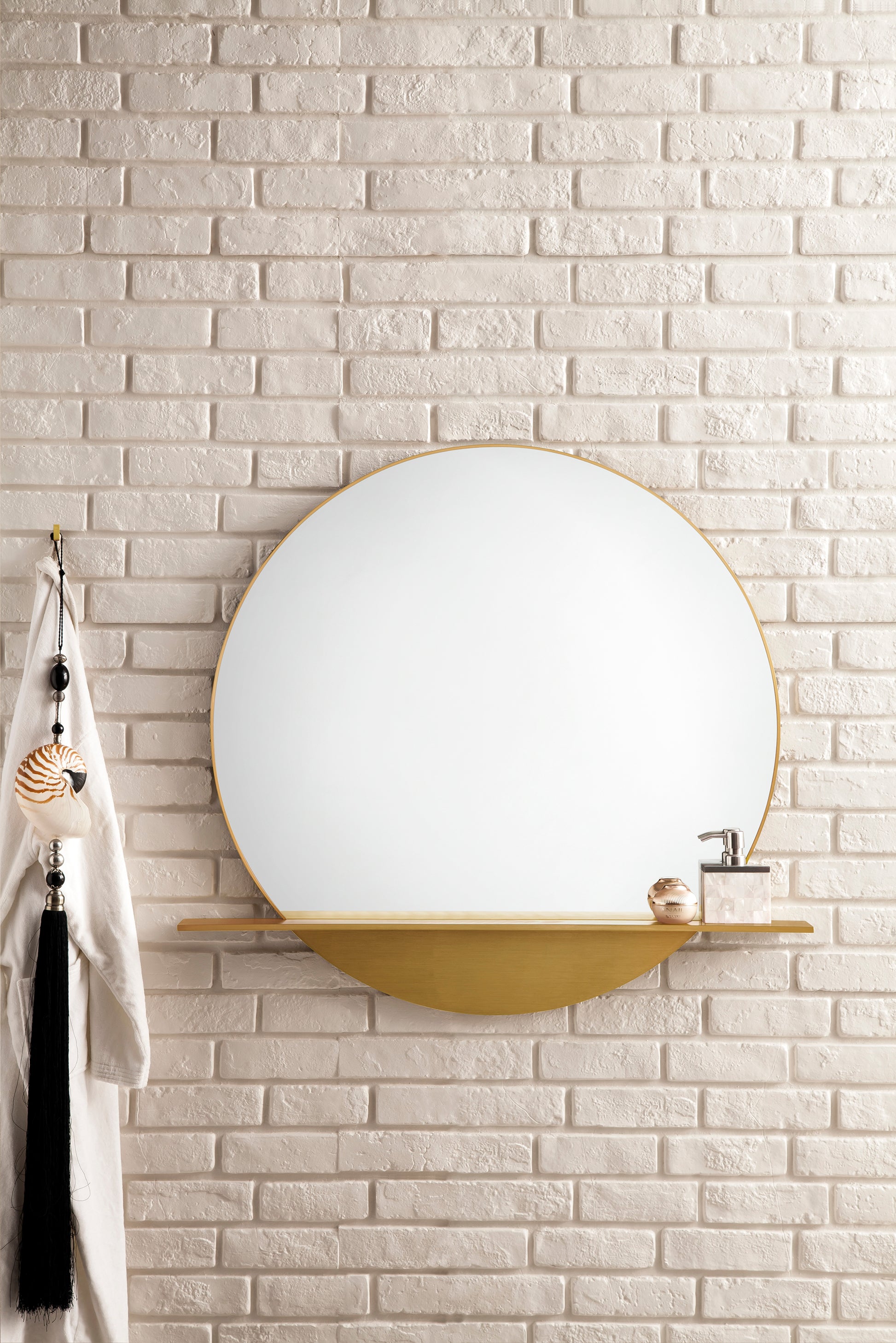 Platform 36" Mirror, Radiant Gold James Martin Vanities