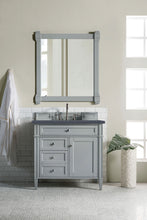 Load image into Gallery viewer, Brittany 36&quot; Urban Gray Single Vanity w/ 3 CM Charcoal Soapstone Quartz Top James Martin Vanities