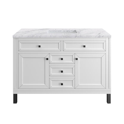 Part: Chicago Knobs and Legs Set for V48" in Matte Black James Martin Vanities