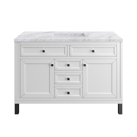 Part: Chicago Knobs and Legs Set for V48" in Matte Black James Martin Vanities