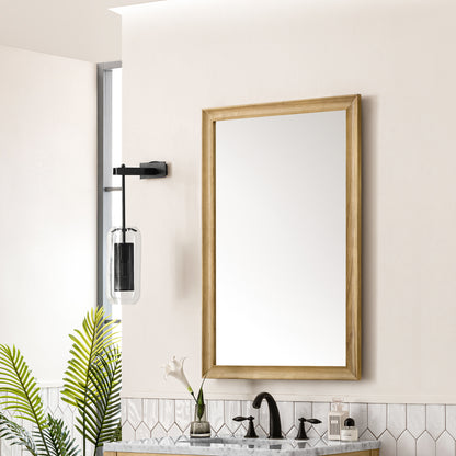 Glenbrooke 26" Mirror, Light Natural Oak James Martin Vanities