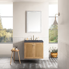 Load image into Gallery viewer, Laurent 30&quot; Single Vanity, Light Natural Oak w/ 3CM Charcoal Soapstone Top James Martin Vanities