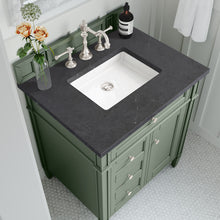 Load image into Gallery viewer, Bathroom Vanities Outlet Atlanta Renovate for LessBrittany 30&quot; Single Vanity, Smokey Celadon w/ 3CM Charcoal Soapstone Top