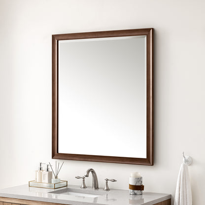 Glenbrooke 36" Mirror, Mid-Century Walnut James Martin Vanities
