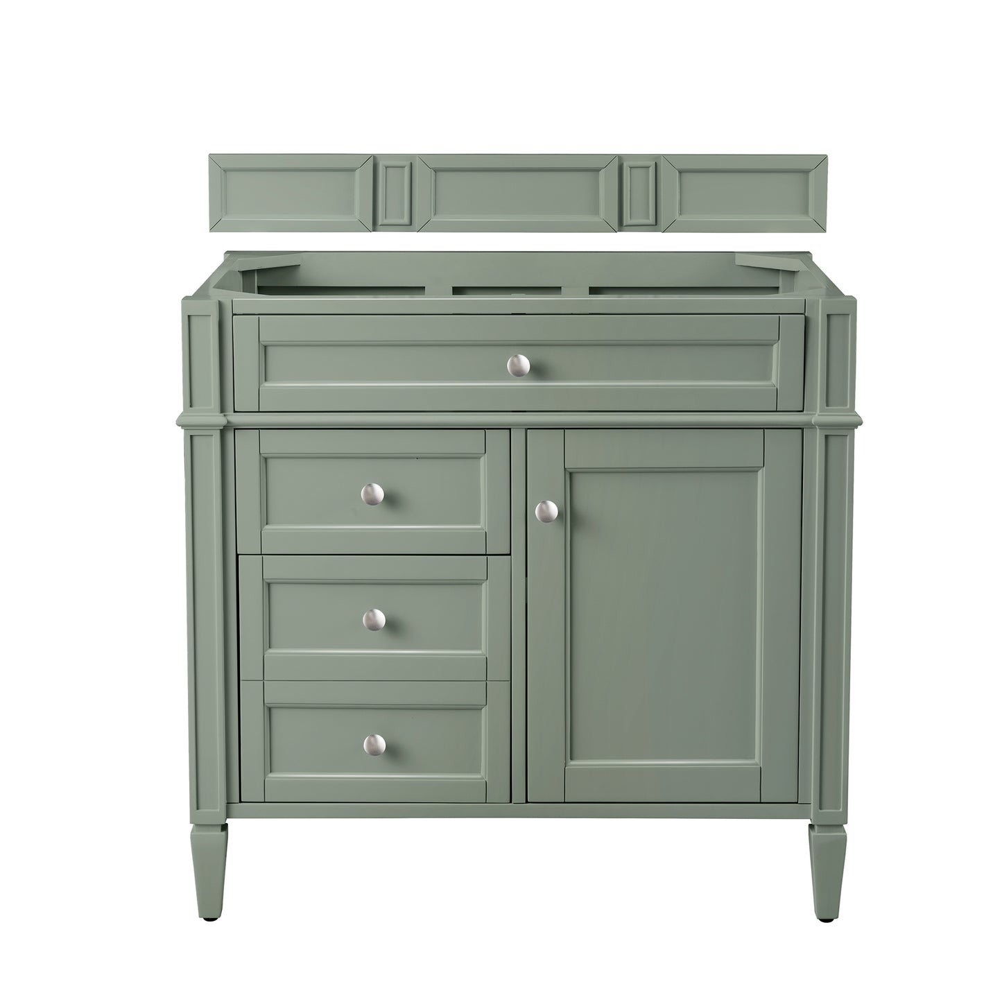 Brittany 36" Single Vanity, Smokey Celadon James Martin Vanities